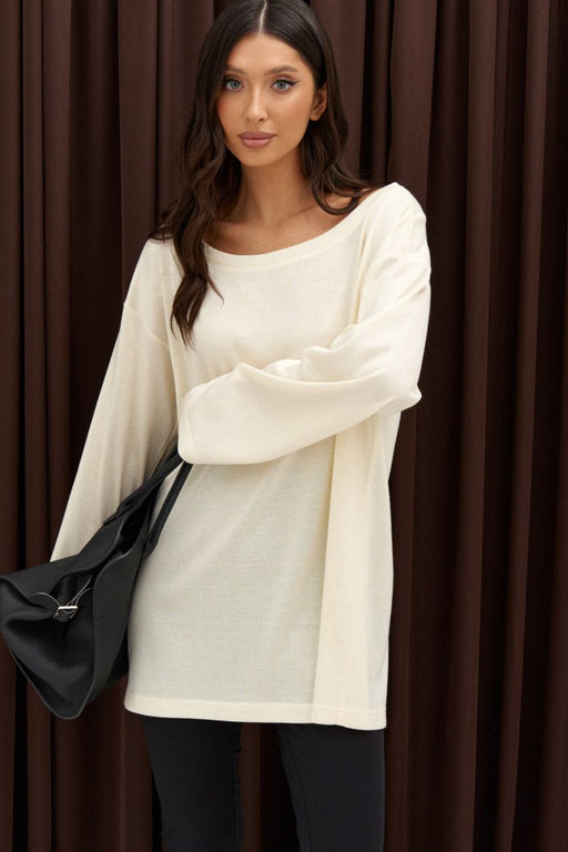 Джемпер Annette А998 из трикотажа молочный - Annete фото 4