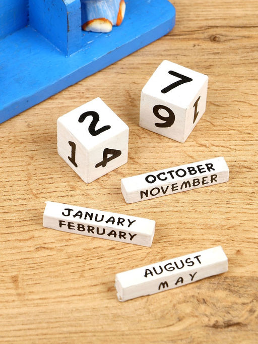 Календарь настольный Котик, 1367 см, дерево, синий - Simaland фото 7