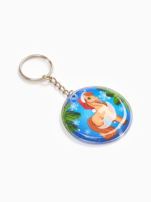 Цена за 5 шт. Брелок с фонариком Новогодний, 5?5 см, МИКС - Сима-ленд фото 25