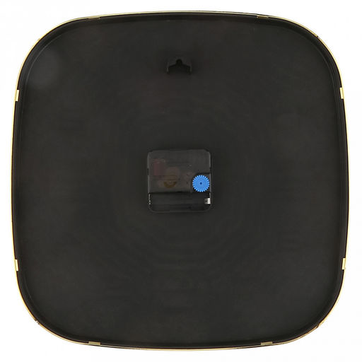 Часы настенные "Парадиз" 29х29х4см, мягкий ход, циферблат зеленый; цифры арабские, золотой; корпус пластик, золотой; в коробке (Китай)