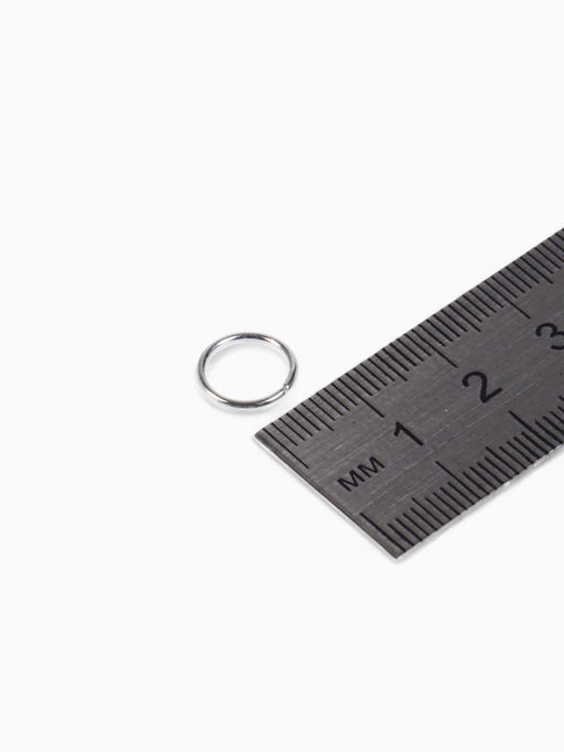 Кольцо соединительное СМ-984, 1?10 мм, набор 50 г,  145 шт. цвет серебро