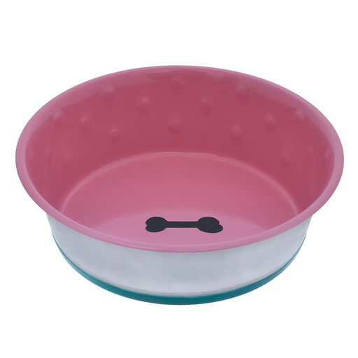 Нескользящая миска "Хади", розовая, 1900 мл AEDHD-4