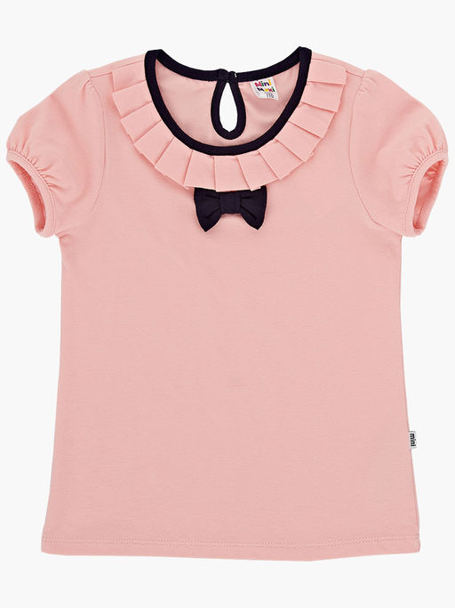 Футболка для девочки UD 1889 розовый - Mini maxi фото 3