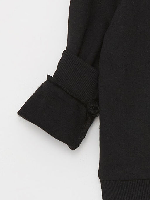 Rahat Kal?p Bisiklet Yaka Bask?l? Erkek ?ocuk Sweatshirt - Waikiki фото 3