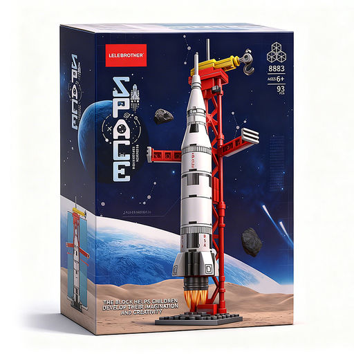 Конструктор "Ракета" (93 дет.) в коробке