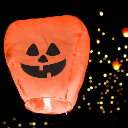 Фонарик желаний Тыква, хеллоуин, купол, оранжевый, - Страна карнавалия фото 3
