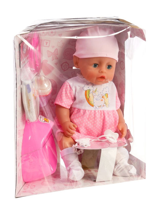 Уценка (в пакете) Пупс функциональный Мой малыш, пьет, писает, с аксессуарами - Simaland фото 6