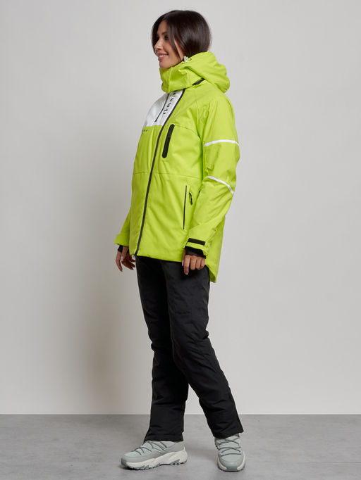 Горнолыжный костюм женский зимний салатового цвета 02321Sl - Chunmai фото 2