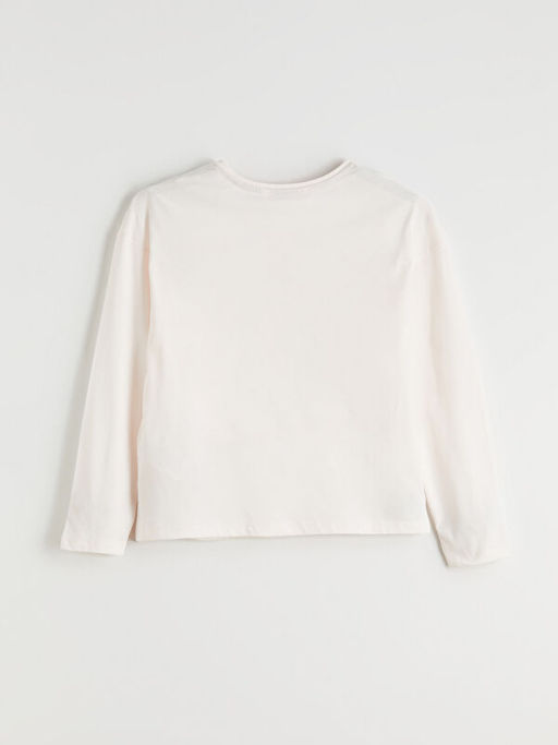 Bisiklet Yaka ?i?ekli Kad?n Pijama ?st?