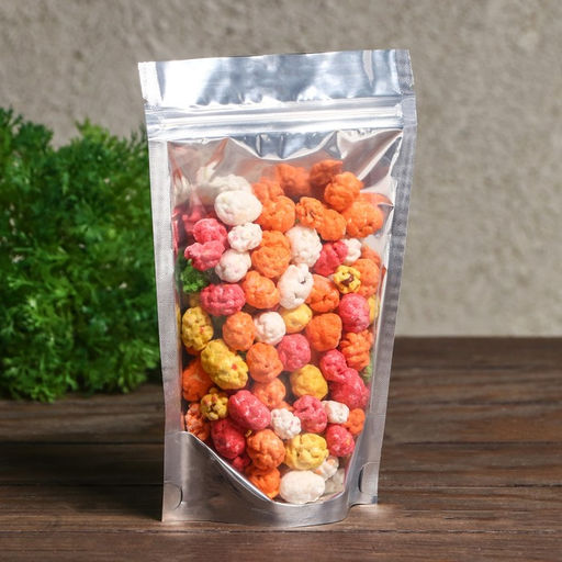 Цена за 50 шт. Пакет Zip-lock ПП, металлизированный, со сплошным окном, 13×20 см