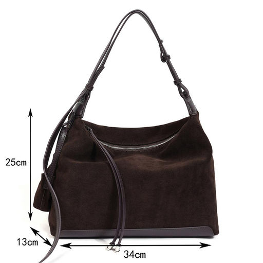 Женская сумка, замша, MIRONPAN 52080 Коричневый