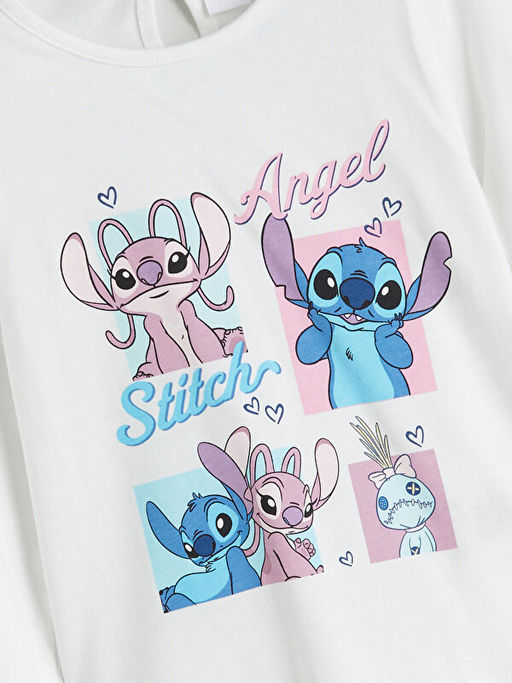 Lilo & Stitch Bask?l? K?z ?ocuk Ti??rt