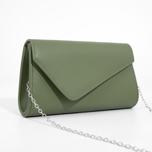 Сумка-клатч на клапане, цвет зелёный - Simaland фото 3