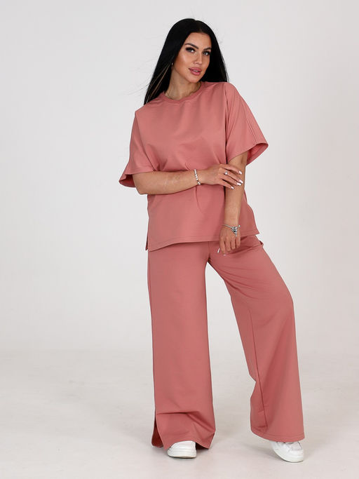 СК-2310 ЖЕНСКИЙ СПОРТИВНЫЙ КОСТЮМ (Персиковый) - А-дина фото 2