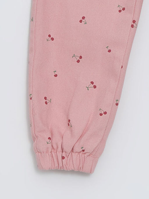 Beli Lastikli Bask?l? K?z Bebek Pantolon - Waikiki фото 2