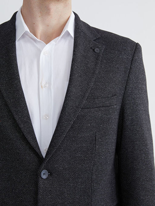 Standart Kal?p Erkek Blazer Ceket