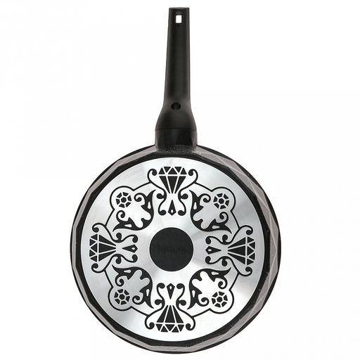 Сковорода с тефлоновым покрытием д26см "Бриллиант Blue", h7,1см, s0,4см, ручка из термостойкого пластика (Россия)