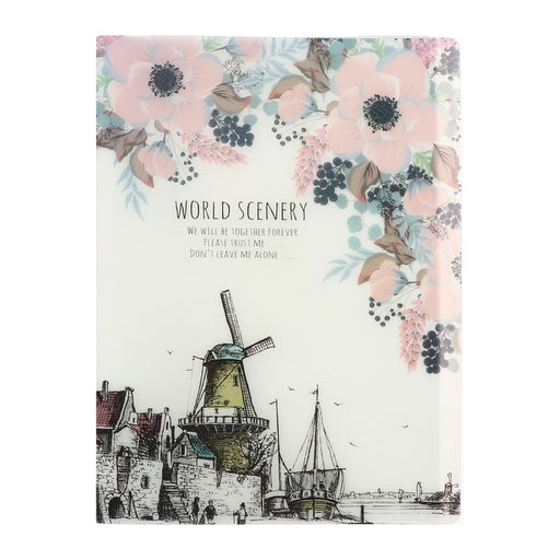 Папка формат А4, с 60 прозрачными файлами Город, МИКС - Calligrata фото 11