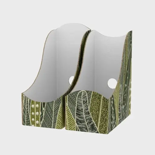 VAL BT-3VP-90 Лотки для бумаг верт., тетрадные, 21*18*9 см, набор 6 шт., BOTANIC, шт - Valiant фото 14