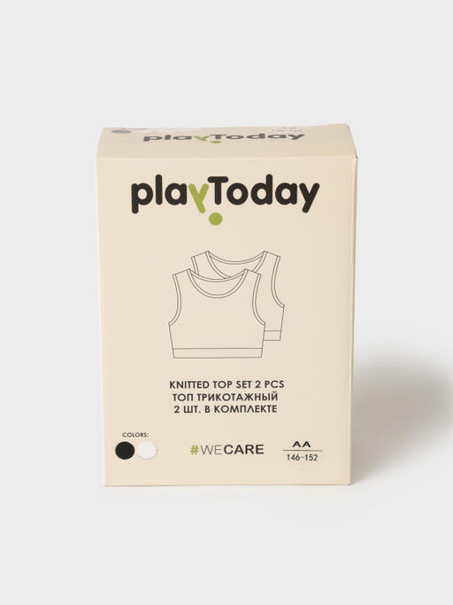 PlayToday / Топ для девочки, 2 шт в комплекте