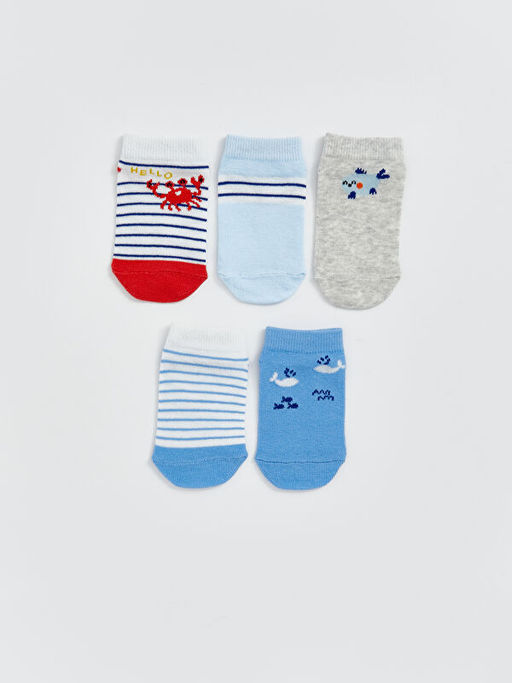 Erkek Bebek Patik ?orap 5li Paket