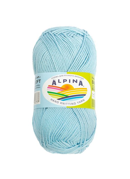 Пряжа ALPINA BABY SUPER SOFT 50% хлопок, 50% бамбук 10 шт. х 50 г 150 м  10 м