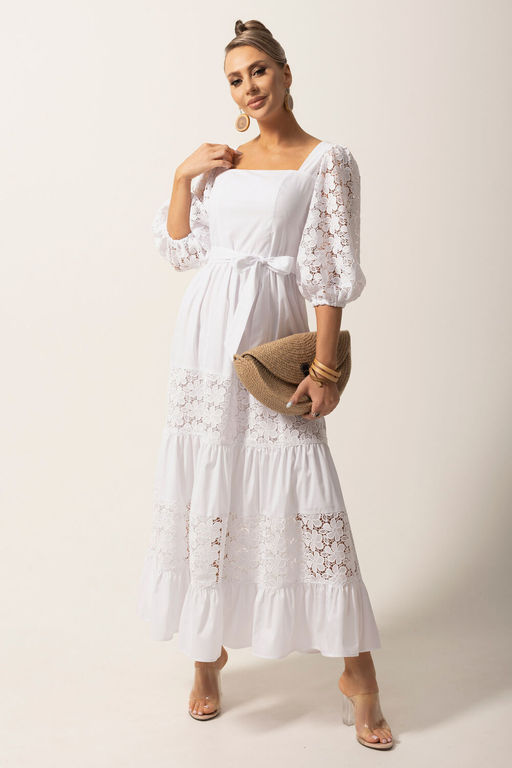 Платье Golden Valley 44117-1 белый  фото 2