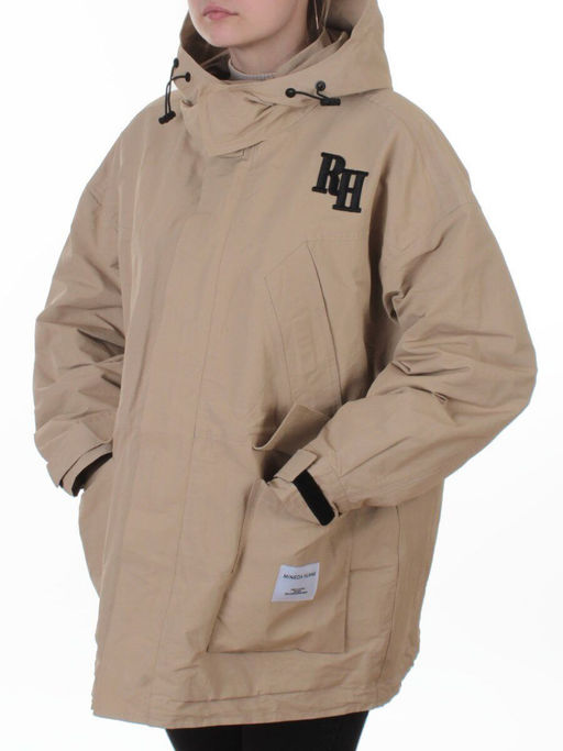 3097 BEIGE Куртка демисезонная женская (100 гр. холлофайбер) - Fashion фото 5
