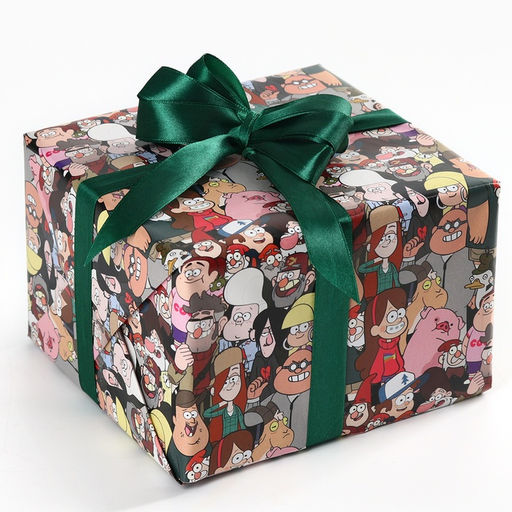 Цена за 10 шт. Упаковочная бумага «Друзья», 70 × 100 см