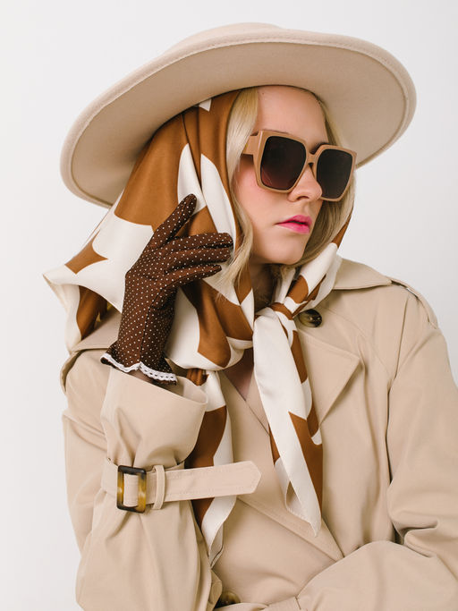 Большой, мягкий, тонкий и очень нежный двусторонний платок - Tantino фото 7