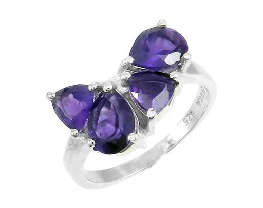 Кольцо из серебра аметист, Тори
