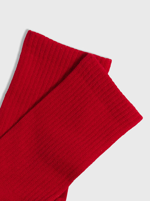 Цена за 5 пар! Носки женские ярко-красные - Mark formelle фото 4