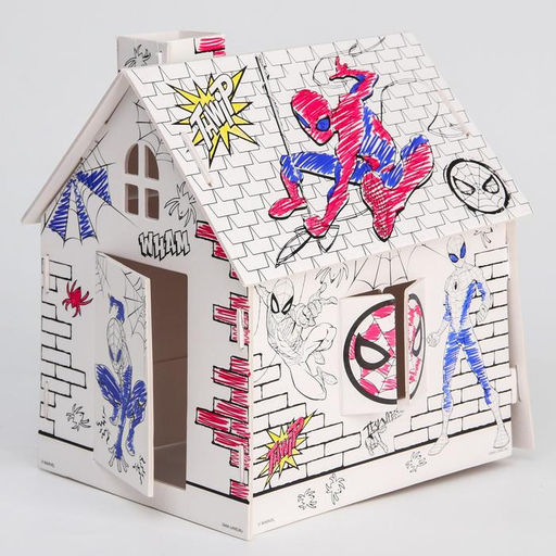 Дом-раскраска 3 в 1 Человек-паук, набор для творчества - Marvel фото 2