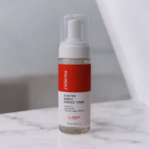 JsDerma Acnetrix Bubble Essence Toner, 150ml - Успокаивающий пузырьковый тонер-эссенция с 2% ниацинамида