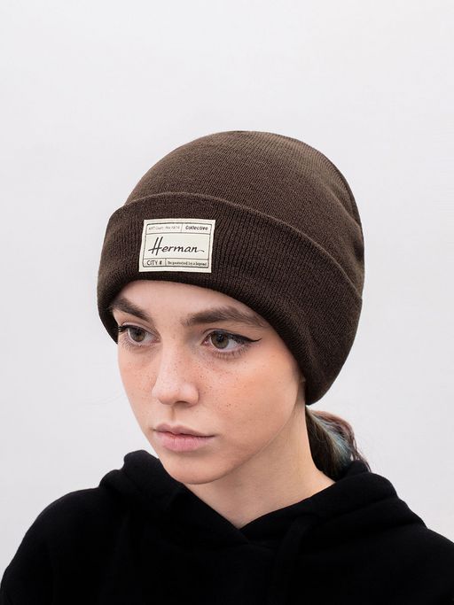 Шапка HERMAN арт. EDMOND 051 (коричневый)