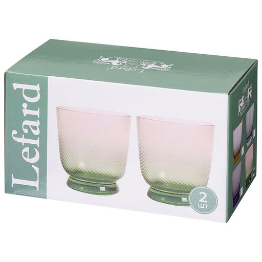 НАБОР СТАКАНОВ TWIST & SHINE PURPLE, 2 ШТ/360 МЛ - Lefard фото 2