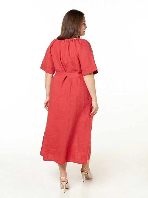 Умягченный лен 100% платье