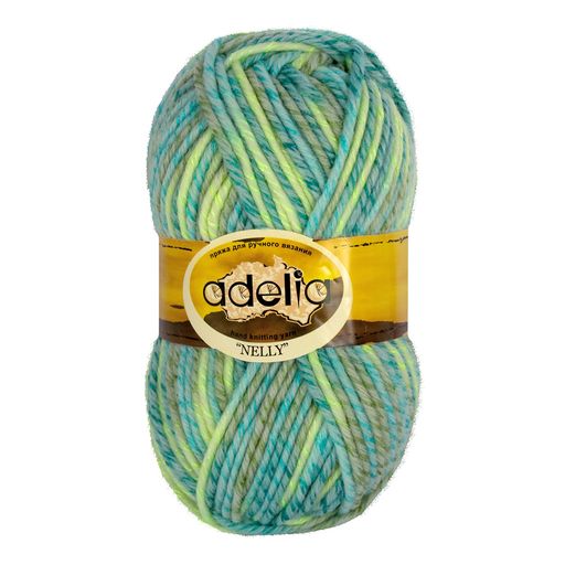 Пряжа ADELIA NELLY 70% шерсть, 30% акрил 5 шт. х 100 г 100 м  5 м