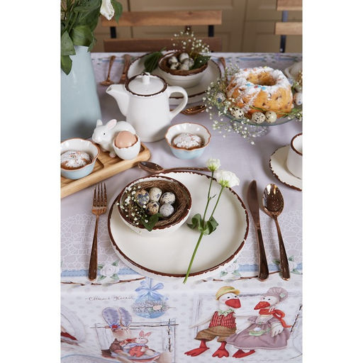 Скатерть Этель Пасхальные Тильды 147х300 см, 100% хлопок, саржа 190 г/м2  фото 22