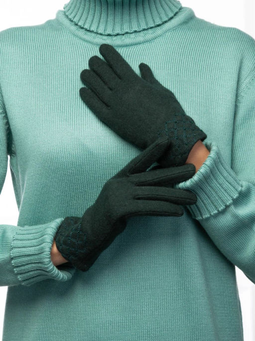 Перчатки жен Labbra LB-PH-76 d.green  фото 9