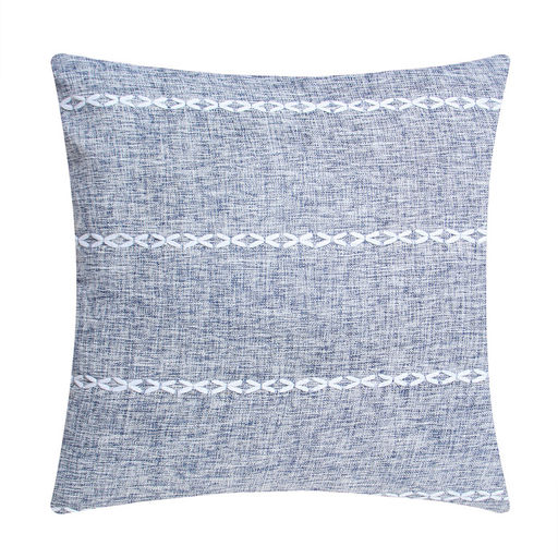 Наволочка декоративная Этель Косичка цвет синий,45х45 см полиэстер  фото 3