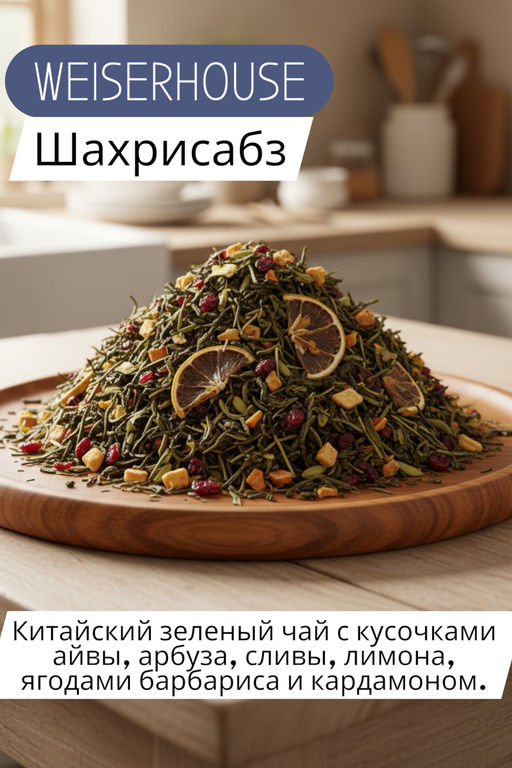 Шахрисабз . Зеленый Ароматизированный