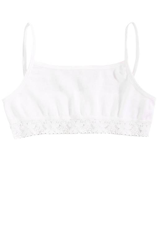 Хлопковая майка-топ для девочки с эластаном Baykar