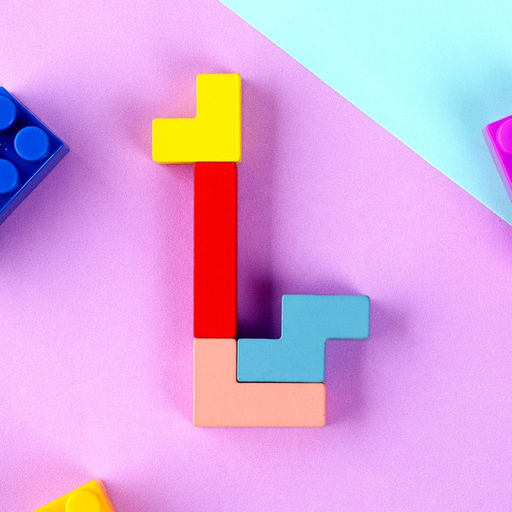 Детская развивающая игра тетрис «Дракончик», 2,5 × 22,3 × 29,8 см