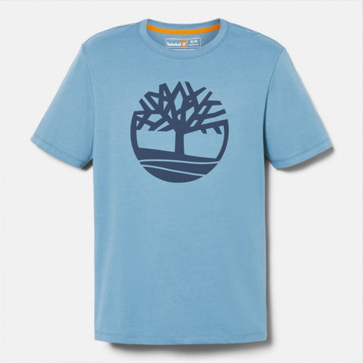 Мужская футболка Timberland TFO T-Shirt Tree Logo Regular синяя фото 2