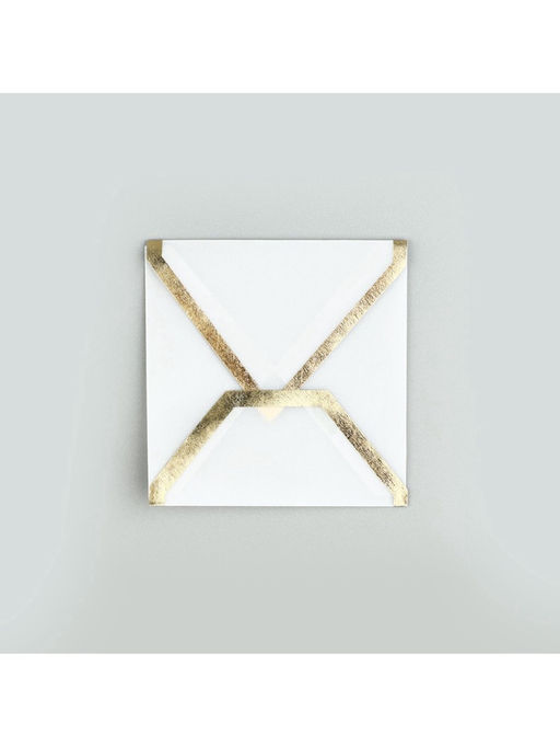 Цена за 5 шт. Открытка с конвертом «Я тебя люблю», тиснение, 7×7 см