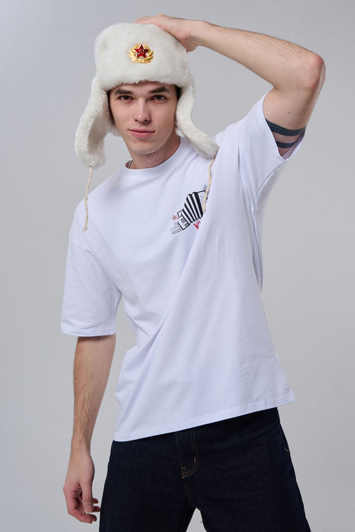 8579 футболка оверсайз мужская