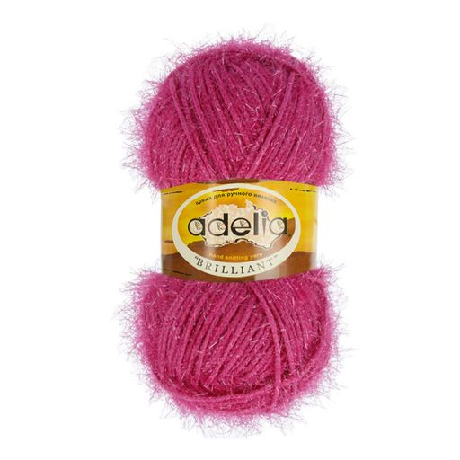 Пряжа ADELIA BRILLIANT 100% полиэстер 10 шт. х 50 г 90 м  5 м