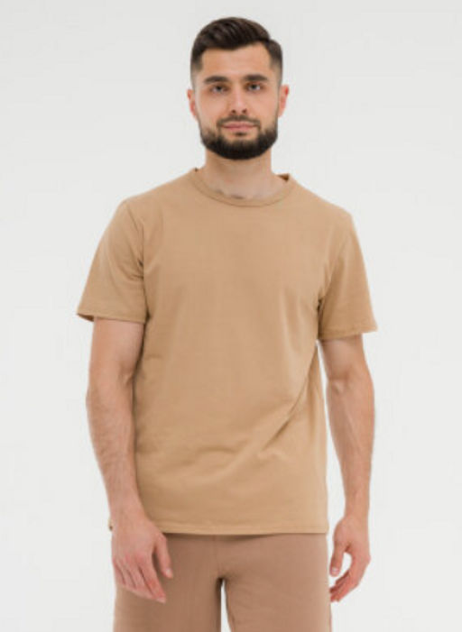 178 Футболка базовая, темный беж - Knitka wear фото 6