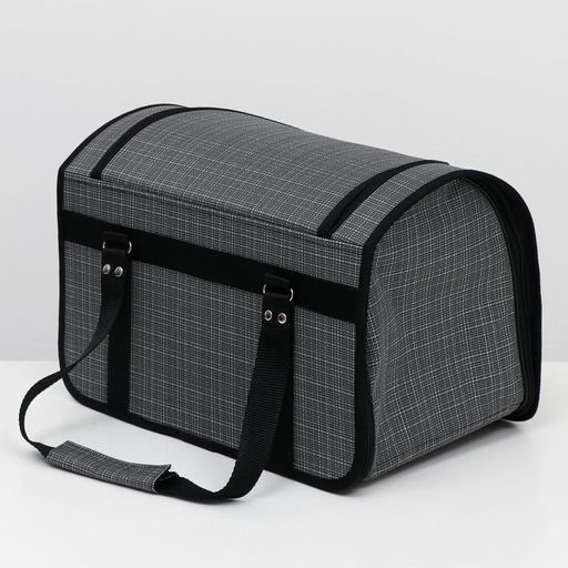 Сумка - переноска для животных, с люком, 40 х 25 х 27 см, микс цветов - Пижон фото 11